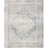 Nourison Astra Washables - Asw11 Light Blue Area Rug 9 ft. X 12 ft. Rectangle