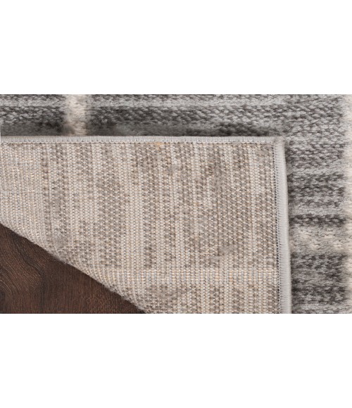 Nourison Serenity Home Grey Ivory SRH05 7 ft. 10 in. X 9 ft. 10 in. Rectangle Rug