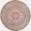Nourison Passion - Psn03 Grey Area Rug 4 ft. X Round