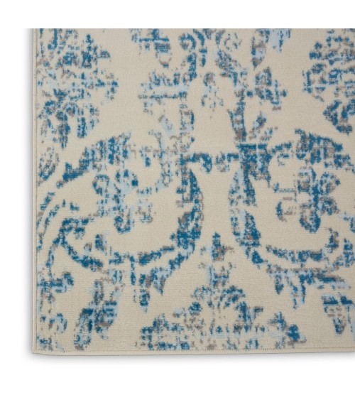 Nourison Jubilant Area Rug JUB09-Ivory/Blue