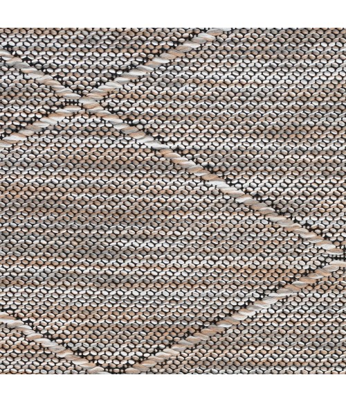 Nourison Washable Solutions Grey/Mocha WSL01 8 ft. X Round Rug
