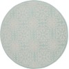 Nourison Jubilant - Jub06 Ivory Green Area Rug 5 ft. 3 X Round