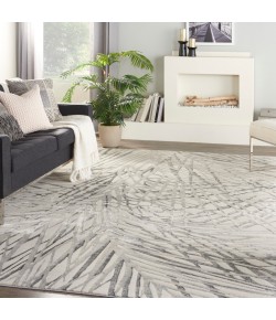 Nourison Rustic Textures - Rus17 Ivory Grey Area Rug 7 ft. 10 X 10 ft. 6 Rectangle
