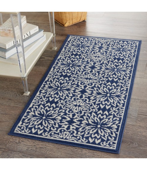 Nourison Jubilant Runner Area Rug JUB06-Navy/Ivory