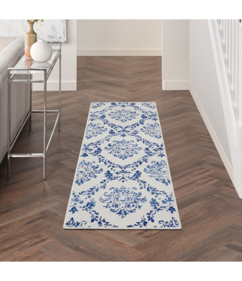 Nourison Whimsicle Area Rug WHS01-Ivory Navy