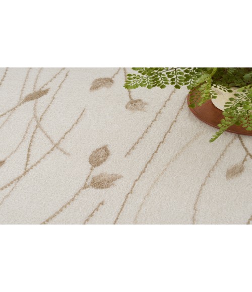 Nourison Grafix Ivory Beige GRF15 5 ft. 3 in. X 7 ft. 3 in. Rectangle Rug