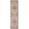 Nourison Passion - Psn25 Ivory Pink Area Rug 2 ft. 2 X 7 ft. 6 Rectangle