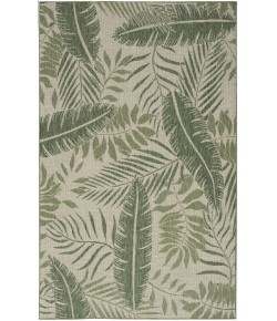 Nourison Home Garden Oasis GOA02 Ivory Green 4 ft. X 6 ft. Area Rug