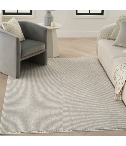 Nourison Textured Home Ivory Mocha TXH01 6 ft. X 9 ft. Rect. Rug
