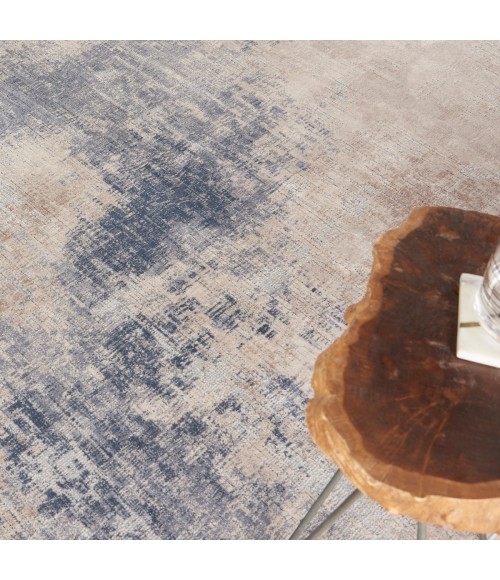 Nourison Rustic Textures Area Rug RUS02 Beige/Grey 5'3" Round
