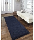 Nourison Malibu Shag Runner Area Rug MSG01-Navy