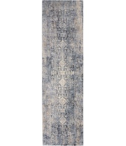 Kathy Ireland Ki38 Moroccan Celebr - Ki3M1 Slate Area Rug 2 ft. 2 X 7 ft. 6 Rectangle