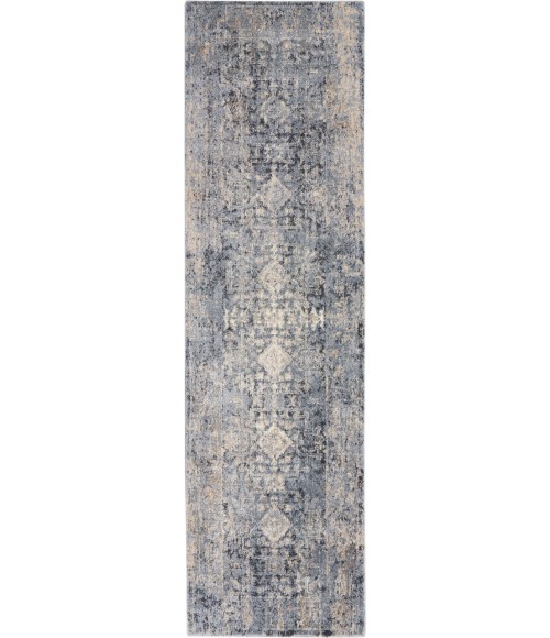 Nourison MOROCCAN CELEBRATION Area Rug Kathy Ireland Moroccan Celebration Runner Area Rug KI3M1-Slate