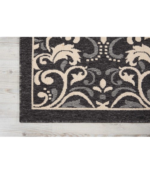 Nourison CARIBBEAN Area Rug Nourison Caribbean Area Rug CRB12-Charcoal