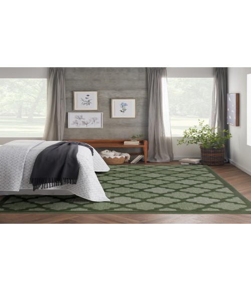 Nourison Easy Care Green Rug NES01 9 ft. X 12 ft. Rectangle - Rugs Town Nourison Easy Care Green NES01 9 ft. X 12 ft. Rectangle Rug