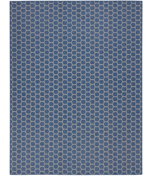 Nourison Twist Reversible Blue TWS01 9 ft. X 12 ft. Rect. Rug