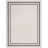 Nourison Essentials - Nre02 Ivory Black Area Rug 9 ft. X 12 ft. Rectangle