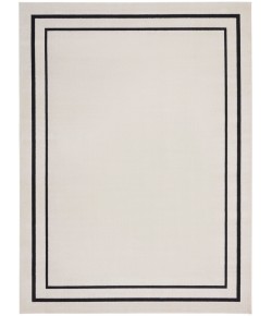 Nourison Essentials - Nre02 Ivory Black Area Rug 9 ft. X 12 ft. Rectangle
