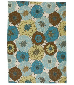 Nourison Home & Garden - Rs021 Light Blue Area Rug 7 ft. 9 X 10 ft. 10 Rectangle