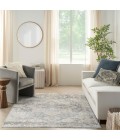 Nourison Astra Machine Washable Area Rug ASW12 Grey/Blue