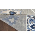 Nourison Aloha Blue Grey ALH31 2 ft. X 6 ft. Rectangle Rug