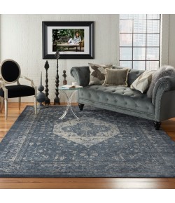 kathy ireland Home Ki25 Malta - Mai11 Navy Area Rug 7 ft. 10 X 10 ft. 10 Rectangle
