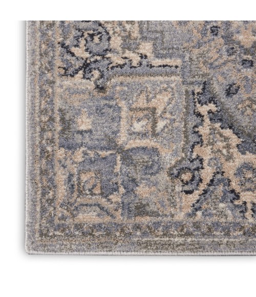 Nourison MOROCCAN CELEBRATION Area Rug kathy ireland Home Moroccan Celebration Area Rug KI382-Silver