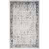 Nourison Astra Machine Washable Ivory Blue ASW16 7 ft. 10 in. X 10 ft. Rectangle Rug