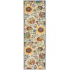Nourison Aloha - Alh17 Ivory Multicolor Area Rug 2 ft. X 6 ft. Rectangle