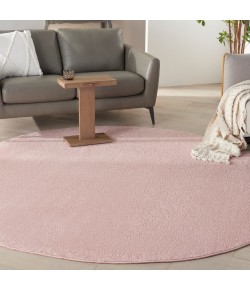 Nourison Essentials - Nre01 Pink Area Rug 8 ft. X Round