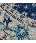 Nourison Tranquil Round Area Rug TRA10-Navy/Ivory