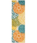Nourison Aloha Area Rug ALH05 Turquoise Multicolor