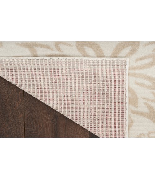 Nourison Jubilant Ivory Beige JUB06 5 ft. 3 in. X 7 ft. 3 in. Rectangle Rug