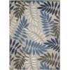 Nourison Aloha - Alh18 Grey Blue Area Rug 7 ft. X 10 ft. Rectangle