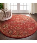 Nourison Somerset Round Area Rug ST90-Brick