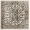 Nourison Concerto Ivory Grey CNC05 4 ft. X Square Rug