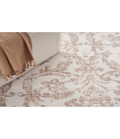 Nourison Jubilant Ivory Beige JUB09 5 ft. 3 in. X 7 ft. 3 in. Rectangle Rug