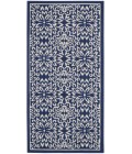 Nourison Jubilant Runner Area Rug JUB06-Navy/Ivory