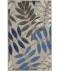 Nourison Aloha Area Rug ALH18-Grey/Blue