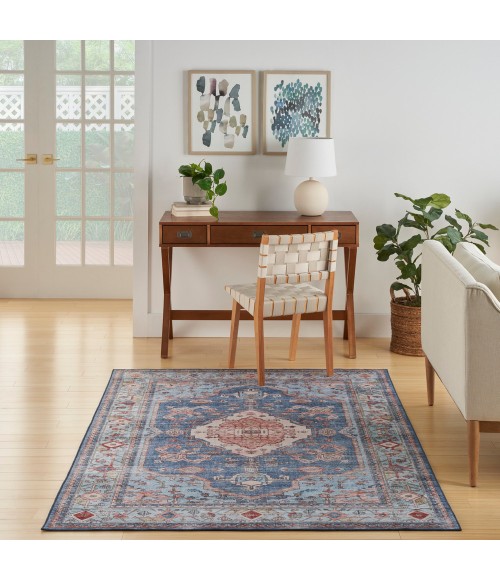 Nourison Fulton Area Rug Nourison Fulton Area Rug FUL11 Blue