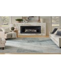 Nourison Astra Machine Washable Blue ASW03 7 ft. 10 in. X 10 ft. Rectangle Rug