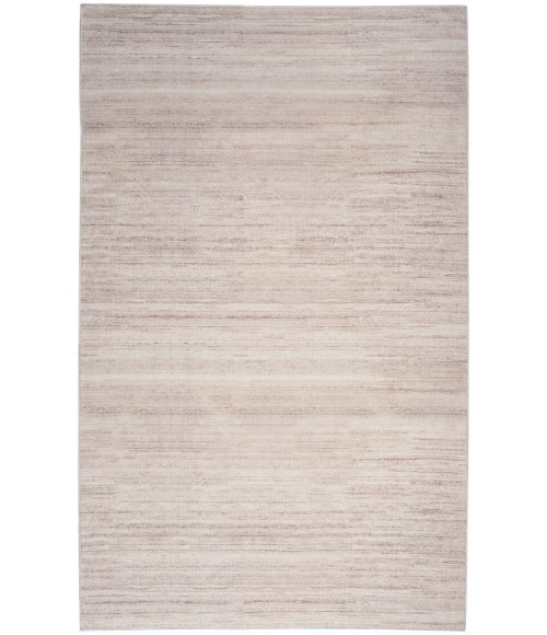 Nourison Washable Essentials Ivory Mocha WAE01 4 ft. X 6 ft. Rectangle Rug
