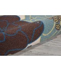 Nourison Home & Garden Square Area Rug RS021-Light Blue