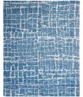 Nourison Luna Blue Silver LUN02 8 ft. X 10 ft. Rect. Rug