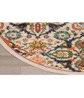 Nourison Allur Ivory Multicolor ALR03 4 ft. Round Rug
