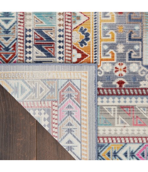 Nourison VINTAGE KASHAN Area Rug Nourison Vintage Kashan Area Rug VKA06-Grey/Multi