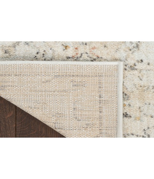 Nourison Oushak Home Grey OUS01 5 ft. 5 in. X 7 ft. 3 in. Rectangle Rug