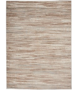 Nourison Elation - Etn01 Ivory Grey Area Rug 6 ft. X 9 ft. Rectangle