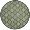Nourison Home Easy Care Green NES01 8 ft. Round Rug