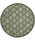 Nourison Home Easy Care Green NES01 8 ft. Round Rug